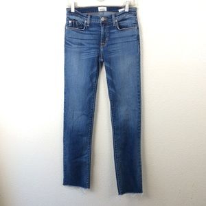Hudson Tally Deep Cuff Crop Skinny Jeans